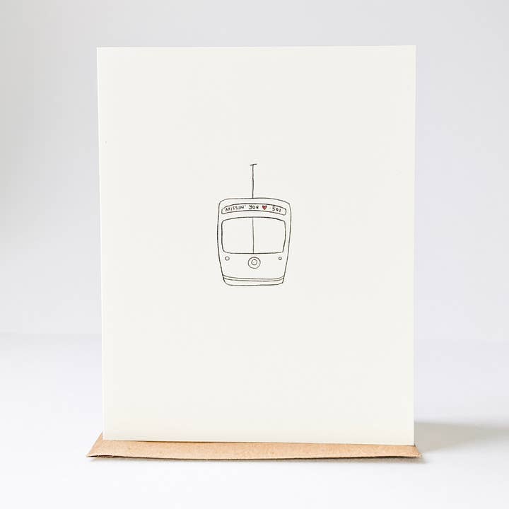 TTC Love Card for wholesale by under the stairs paper co.