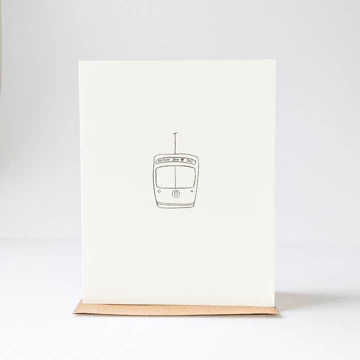 TTC Love Card for wholesale by under the stairs paper co.