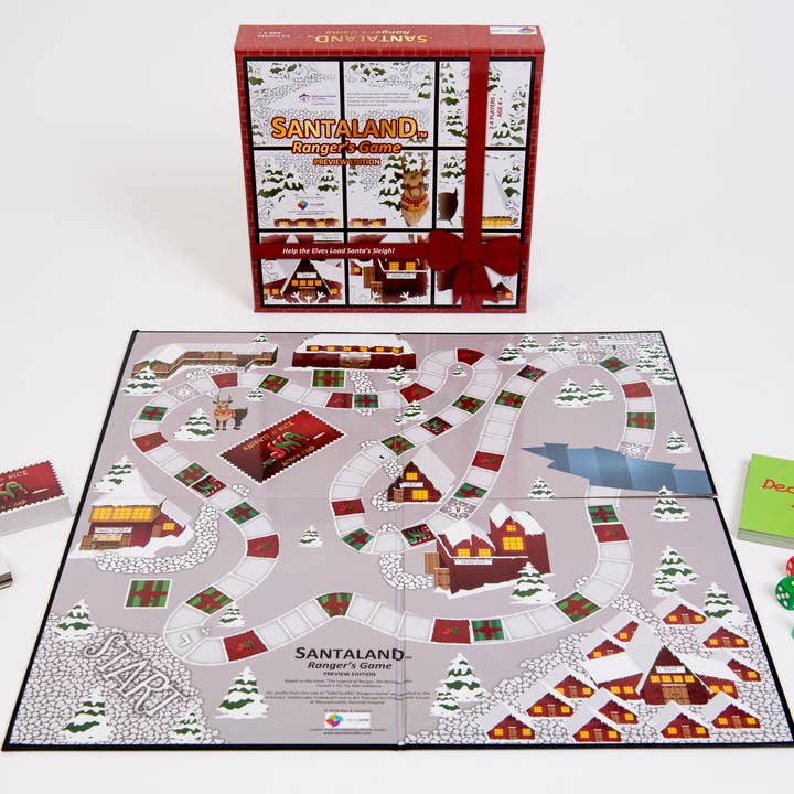 Opus One Studios - Wholesale Board Game - SANTALAND (R): Board Game