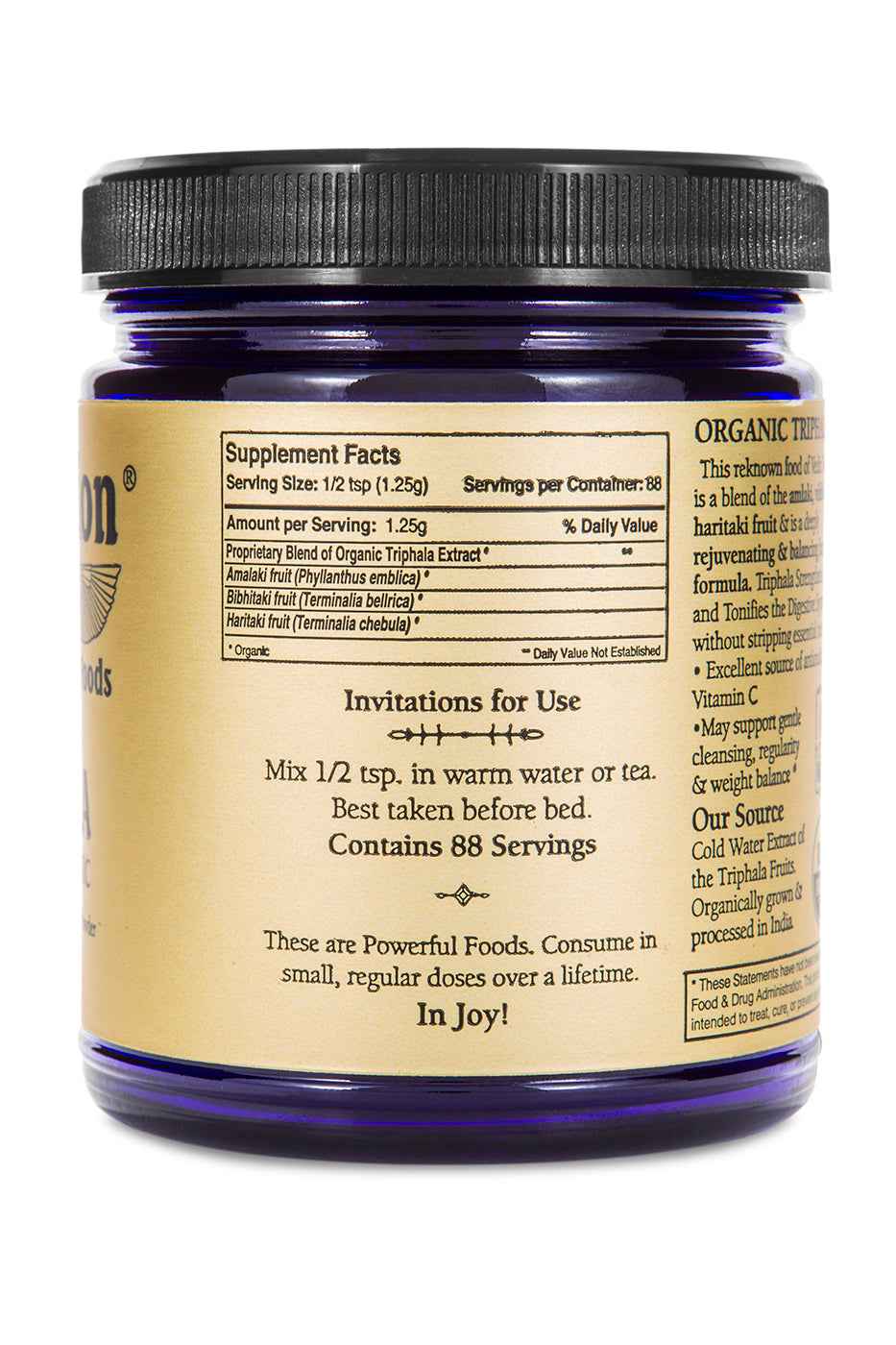 Sun Potion - Wholesale Protein/Superfood Powder - Triphala (Organic Cold Water Extract Powder)4