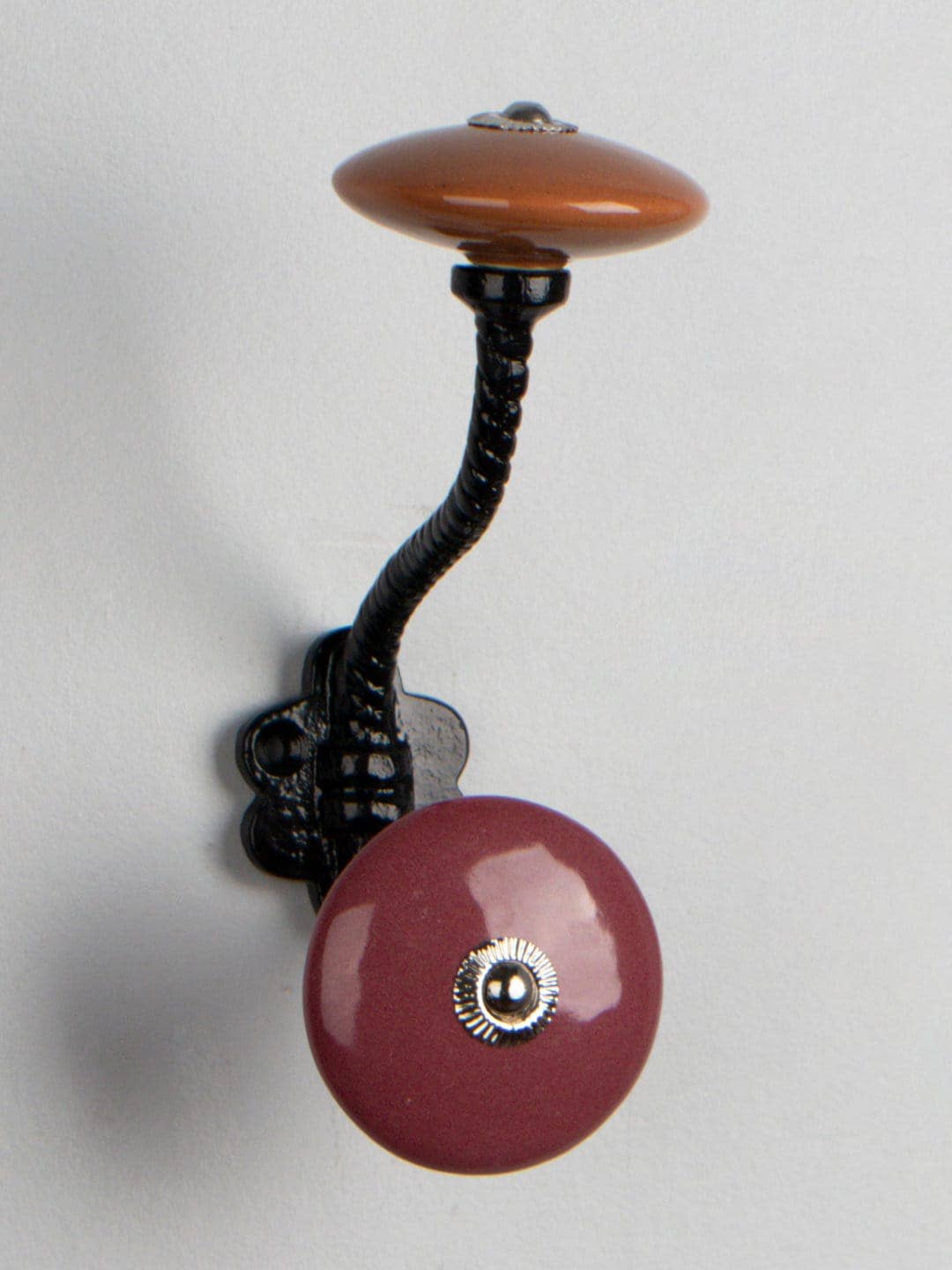 KNOBCO – Gancho de parede por atacado – Cabide de Parede Cerâmico Artesanal Sortido | Cabide Vintage com Ganchos de Metal7