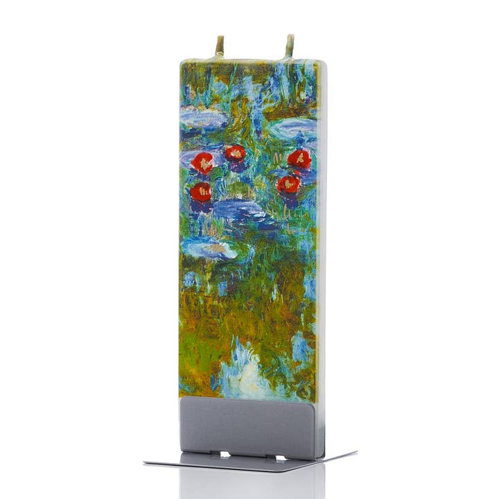 Flat Handmade Candle-Claude Monet Water Lilies for wholesale by Flatyz Candles