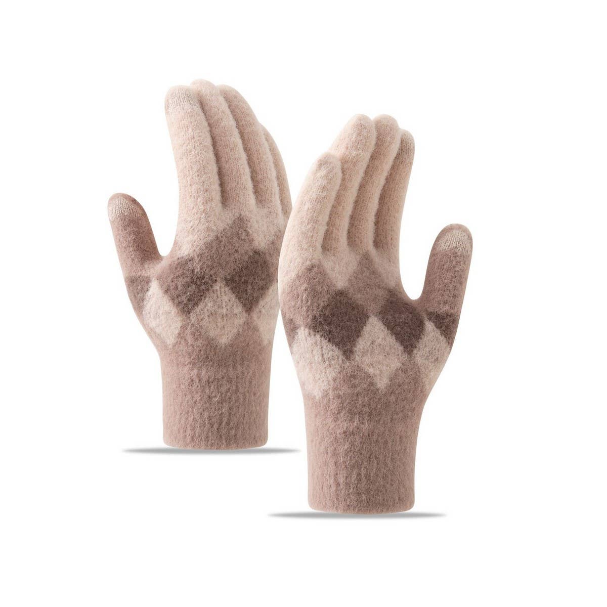 NINEXIS - Wholesale Gloves - Women's - CWAG00557_WOMEN WINTER  KNIT TOUCHSCREEN GLOVES0