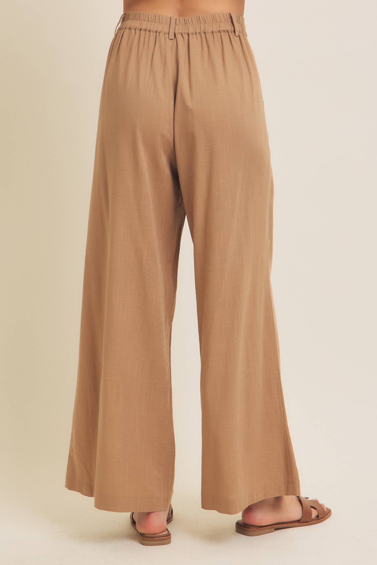 in february - Wholesale Pants - Women's - MINIMALIST MUSE DRAPEY WIDE-LEG LINEN TROUSERS6