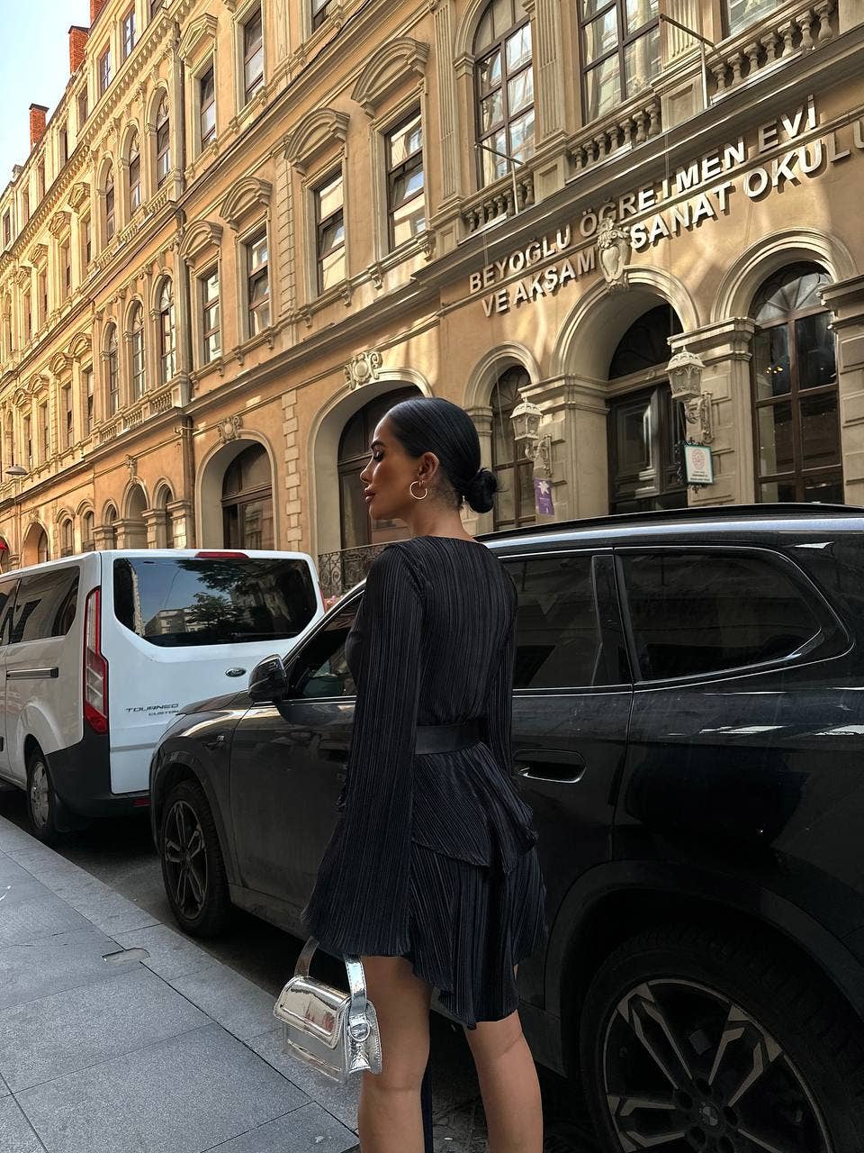 Standpoint Top - Wholesale Dress - Women's - The Bella Pleated Mini Dress – 10069