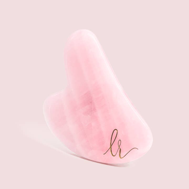 Cuore spatola in quarzo rosa per la vendita all'ingrosso da parte di Love Rose Cosmetics