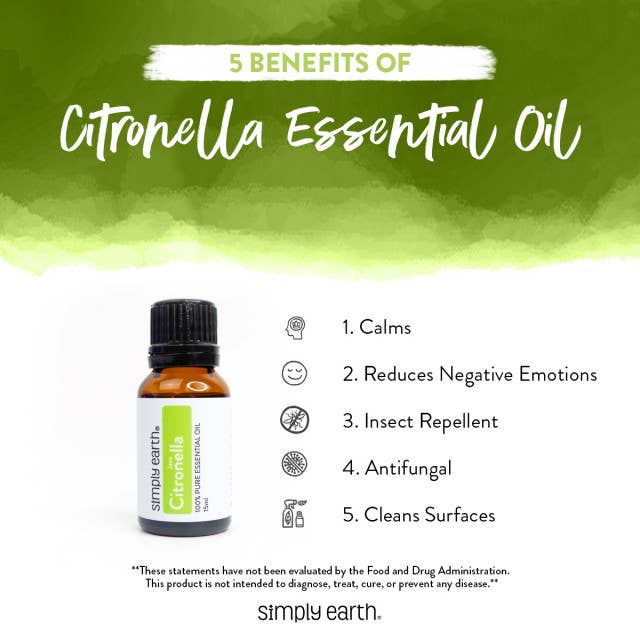 Simply Earth - Wholesale Essential Oil - Citronella Essential Oil 15ml