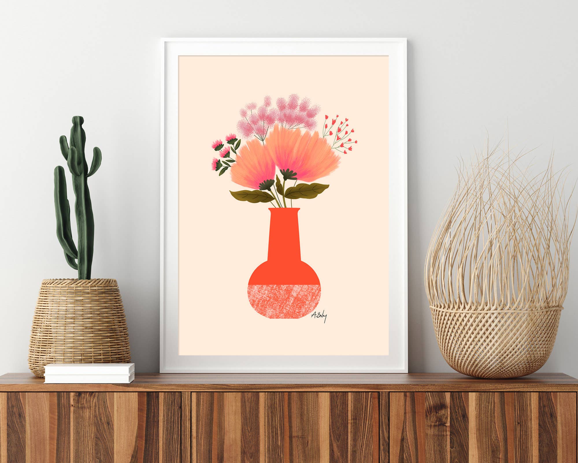 Annie Bailey Art – Impressão artística por atacado – Wee Small Bouquet - impressão de ilustração floral3