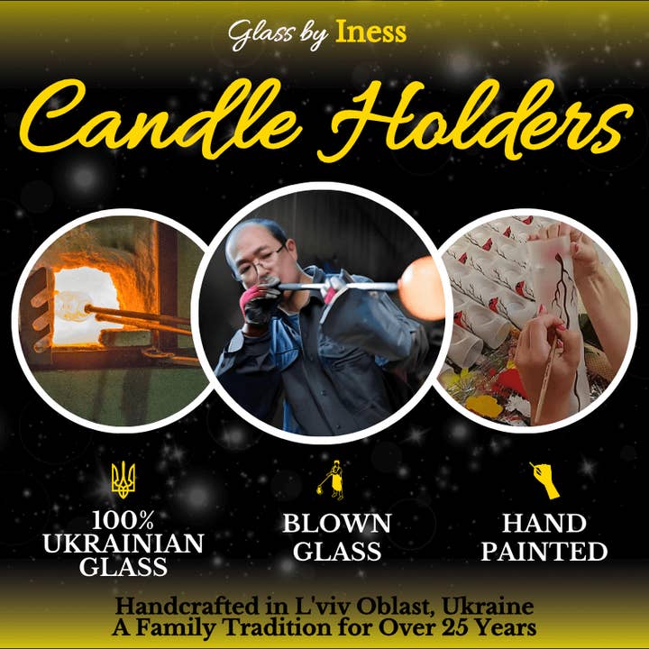 Glass by Iness - Wholesale Candle Holder - Frosted Glass Lotus Blossom Candle Holder - Red Cardinals6