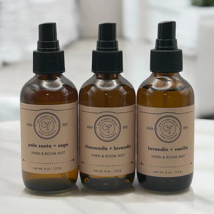 Room Mist for wholesale by The Copper Faucet Soap Company