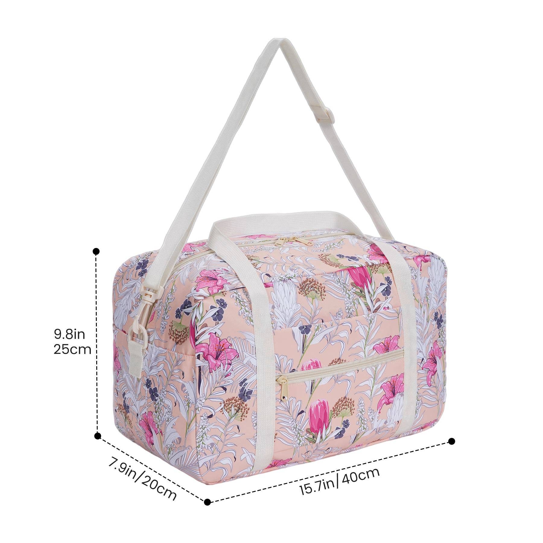 wandf – Saco de viagem - Mulher por atacado – Mala de Viagem Impressa 20L Armazenamento Sob o Assento para Companhias Aéreas33