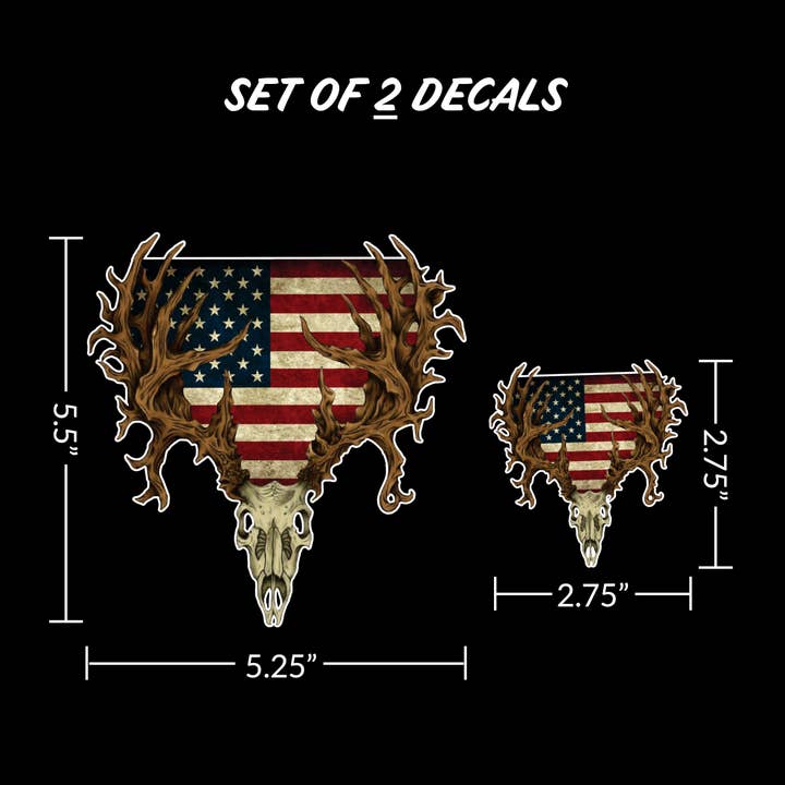 Decalcomania - Wholesale Sticker - Deer Skull Car Sticker Decal1