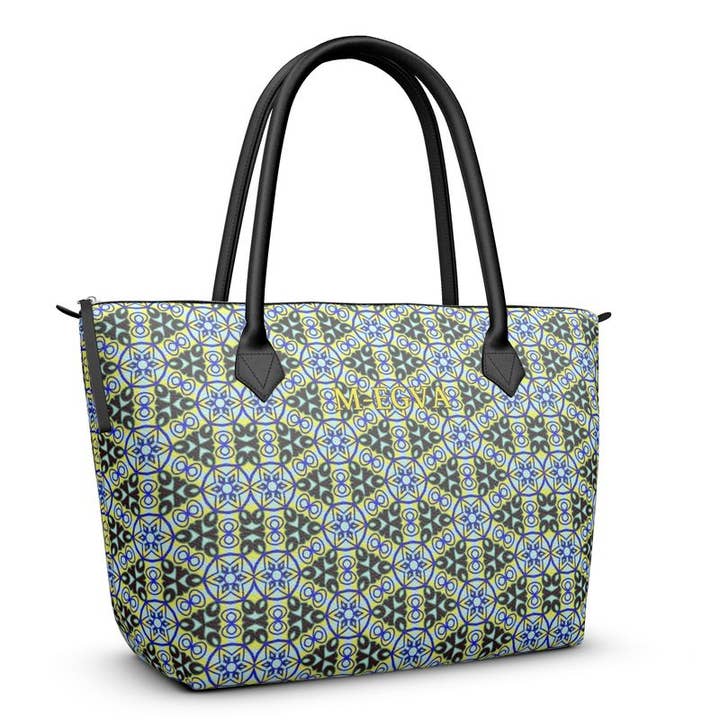 Zipväska i läder/satin - Akkira för wholesale av M-EGVA