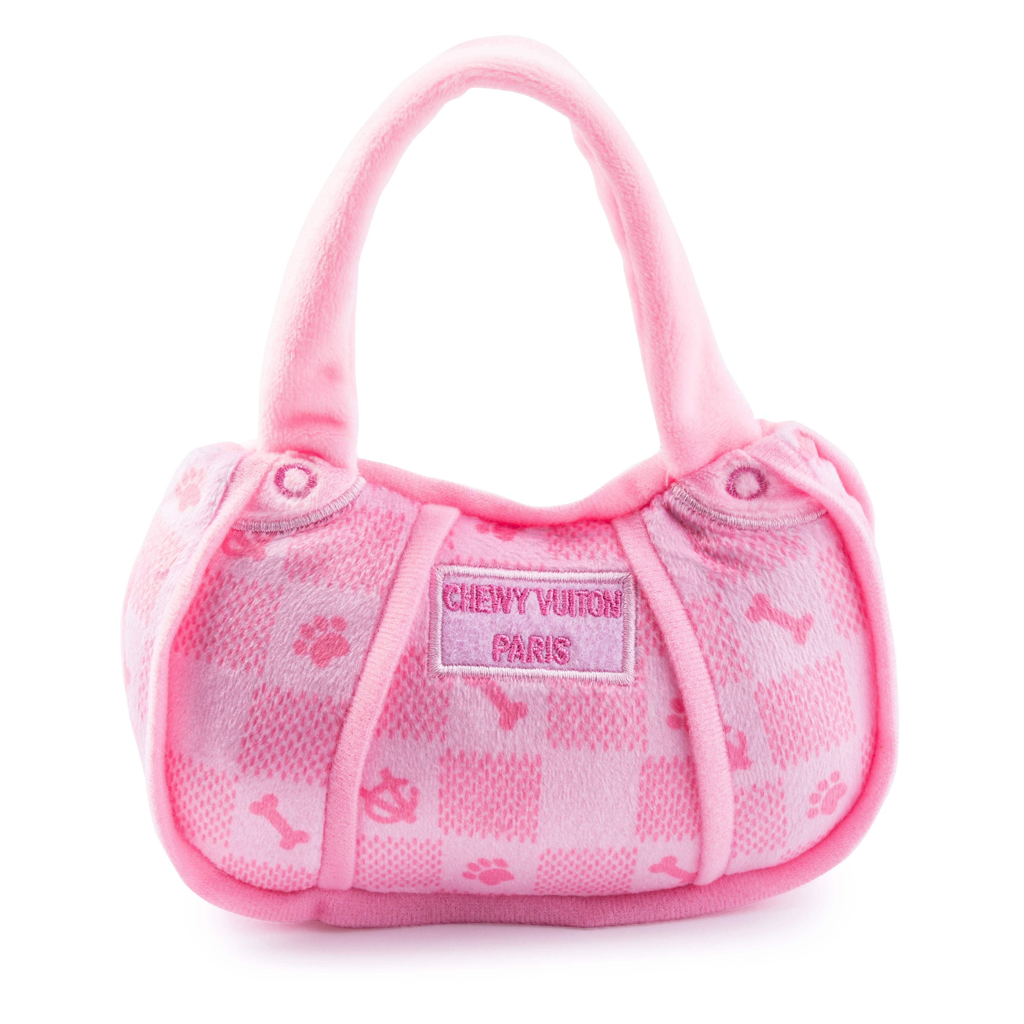 Haute Diggity Dog - Wholesale Pet Plush Toy - Dog - Pink Checker Chewy Vuiton Handbag by Haute Diggity Dog4