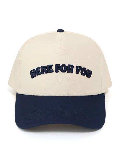 Navy Trucker Hat for wholesale by Here For You Clothing