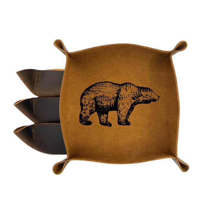 Zootility - Wholesale Decorative Tray - Leather Catch-All2