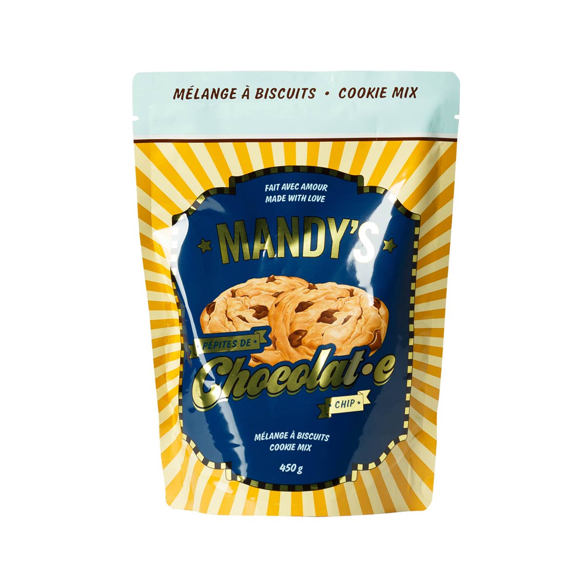 Favuzzi (Canada) - Wholesale Cookie - Mandy's Chocolate Chip Cookie Mix