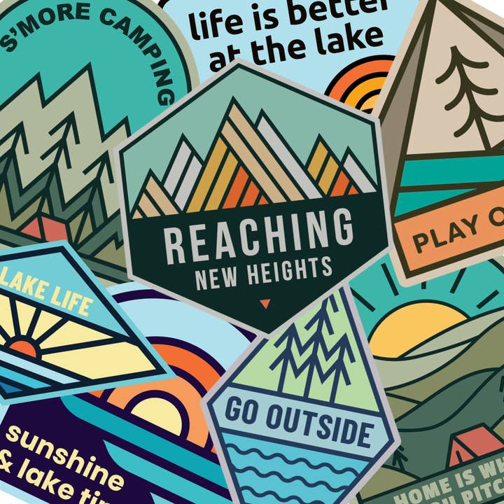 SAC À MAIN ADVENTURE OUTSIDE 50$ D'AUTOCOLLANTS POUR 35$ pour la vente par Stickerlishious