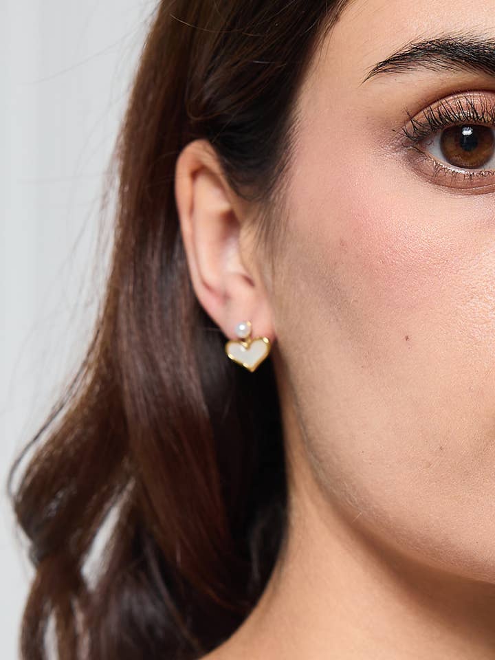 124AQ309 rustfrit stål øreringe for engroshandel hos BYREN | ÉLINE L'ATELIER