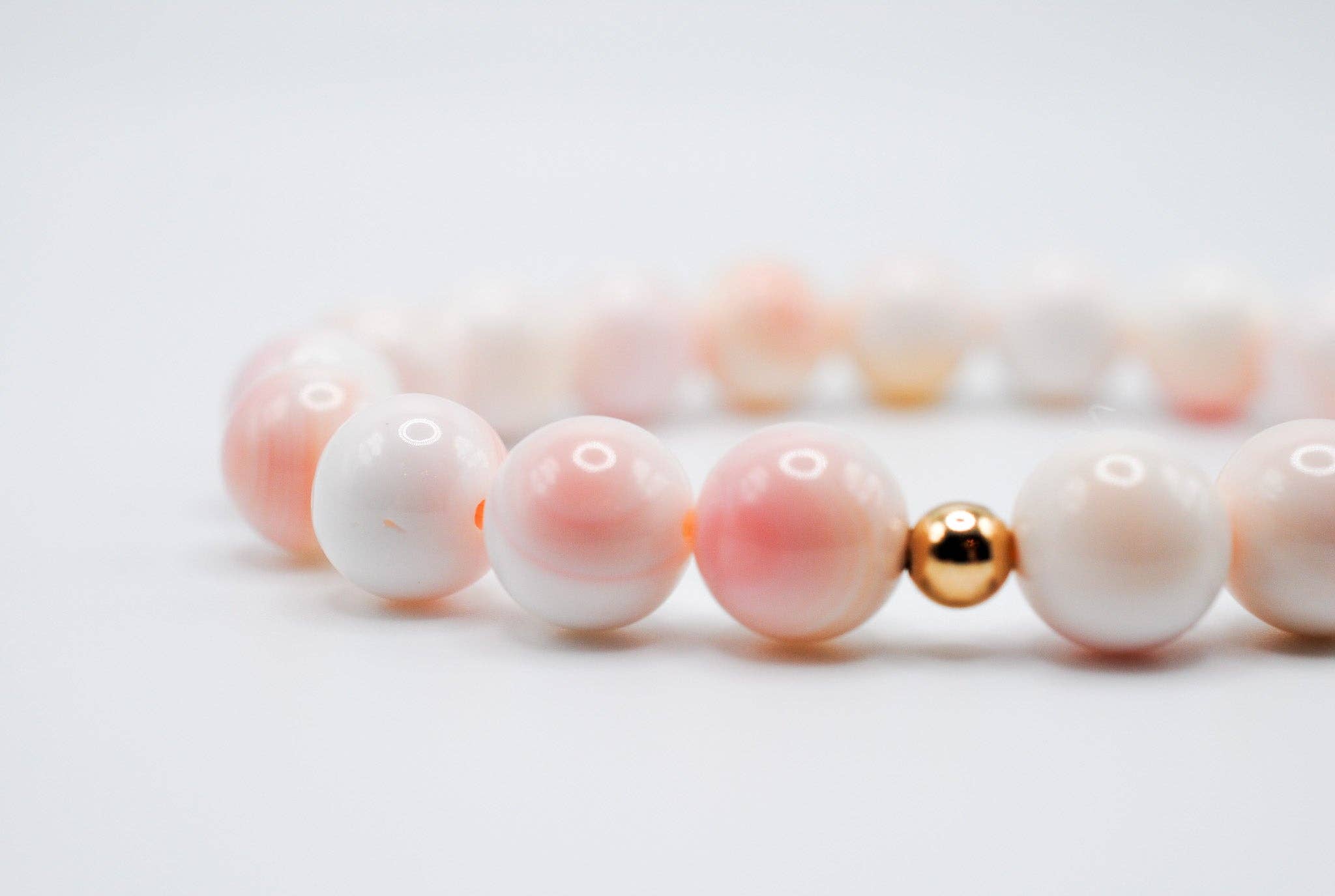 Ripple | Reiki Infused Jewelry - Wholesale Beaded Bracelet - Queen Conch Solo Grande Bracelet1