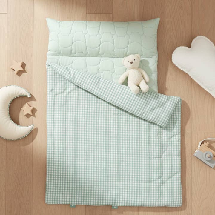 Teddy Cloud Quilt Modal Portable Nap Mat | Daycare & Travel Ready for wholesale by Loa Daisy