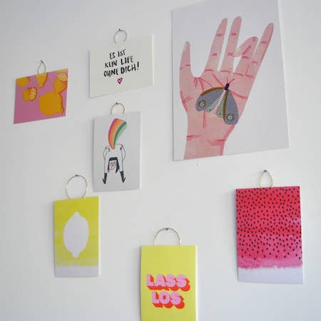 von Lani = Jewellry + Suncatchers - Wholesale Picture Frame - Picture hangers, set of 3 circles 🔵 🔵 🔵/Home decor/Postcards2