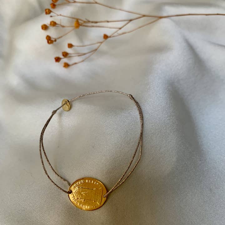 Sophie Deschamps Bijoux - Wholesale Charm/Dangle Bracelet - Calliope medal bracelet (BAT85)