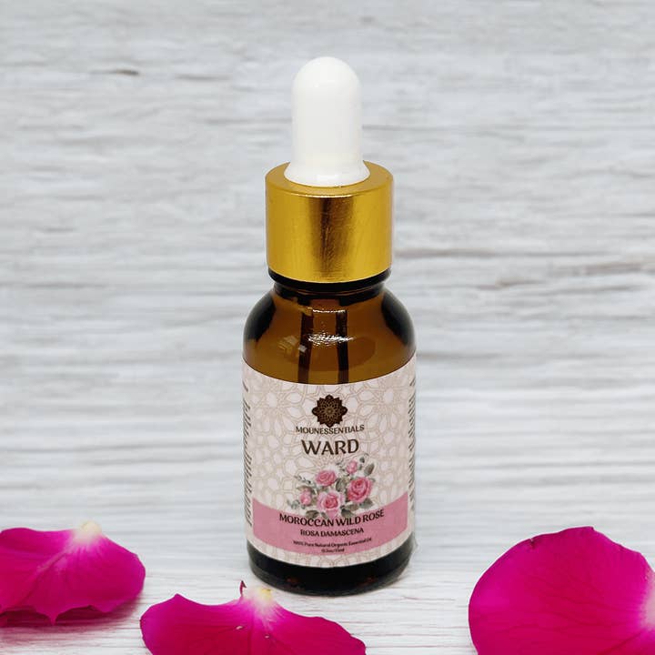 Moroccan Wild Rose Essential Oil - 15ml for wholesale by Mounessentials
