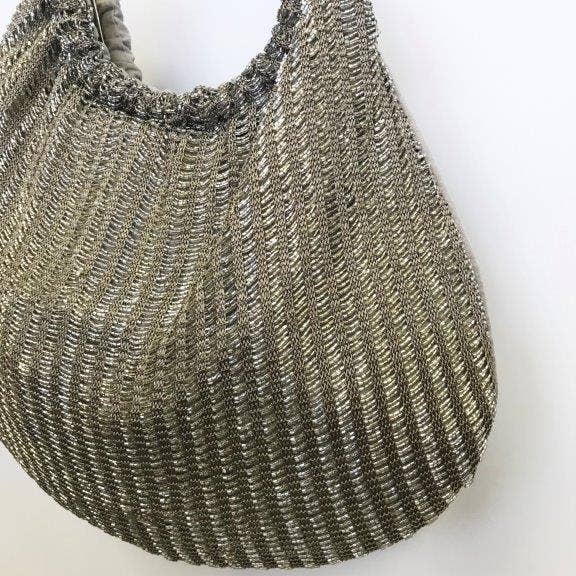 Ricki designs - Wholesale Shoulder bag – women's - CROCHET/BEADED HOBO #CB 13272 BLUE5