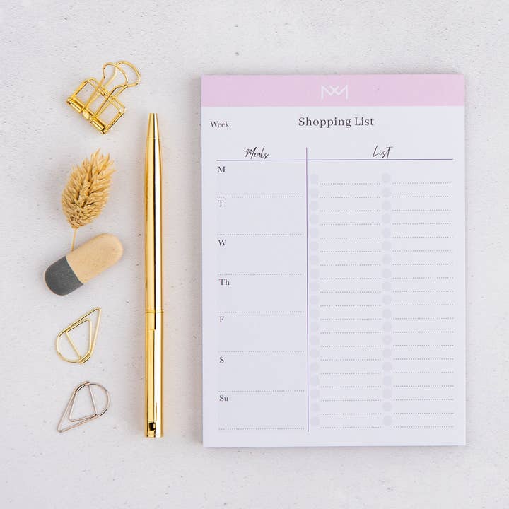 Shopping List Notepad for wholesale by Make Life Easy Planner