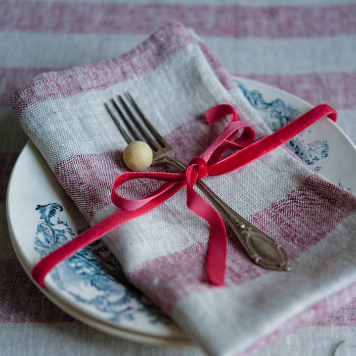 Linen Napkin Cherry Boston for wholesale by LinenMe