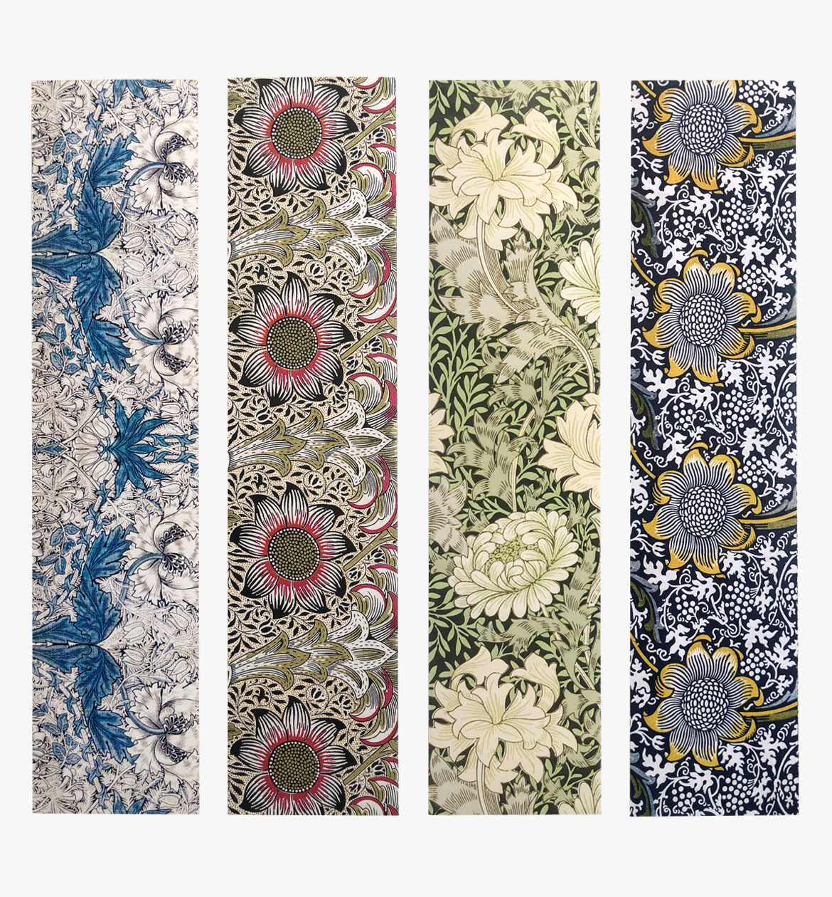 Artistry Cards - Wholesale Sticker - Set of William Morris Floral Design Sticker Tape Strips1