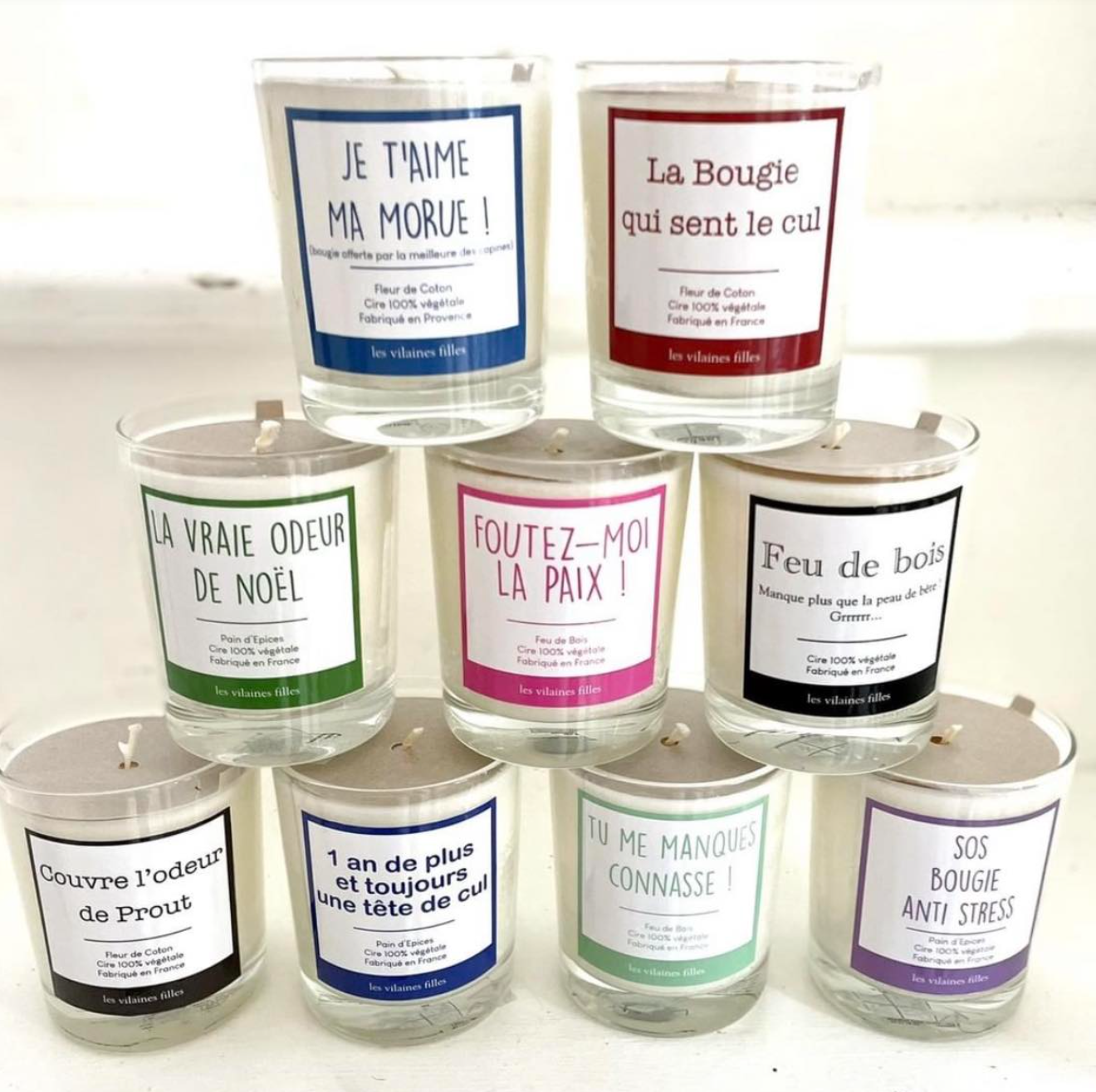 Les Vilaines Filles - Wholesale Jar/Filled Candle - Candle that "covers the smell of fart"2