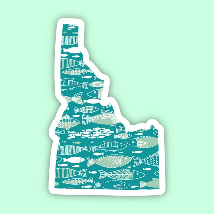 Idaho Fish State Sticker for wholesale by The State Stickers