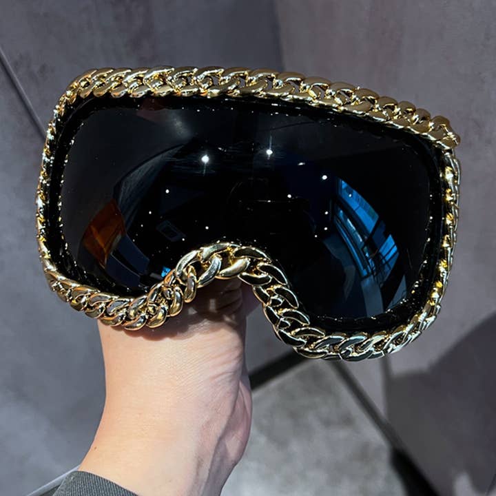 RETRO FUTURISTIC METAL PUNK SUNGLASSES_CWASG0807 for wholesale by ACCITY