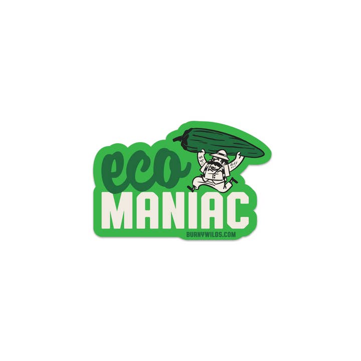 Outdoor Nature Sticker - Eco Maniac - Dishwasher Safe for wholesale by Burny Wilds