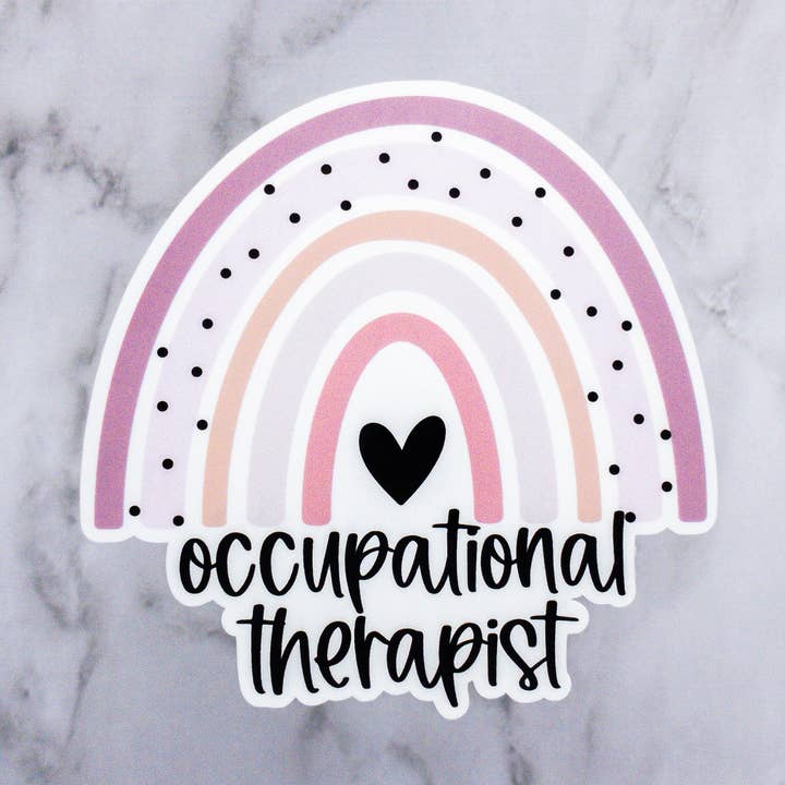 Adesivo arcobaleno per terapista per la vendita all'ingrosso da parte di MaMarie & Co.