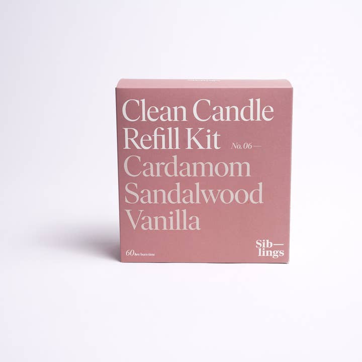 Siblings - Wholesale Jar/Filled Candle - Scent No 06 — Clean Candle Refill