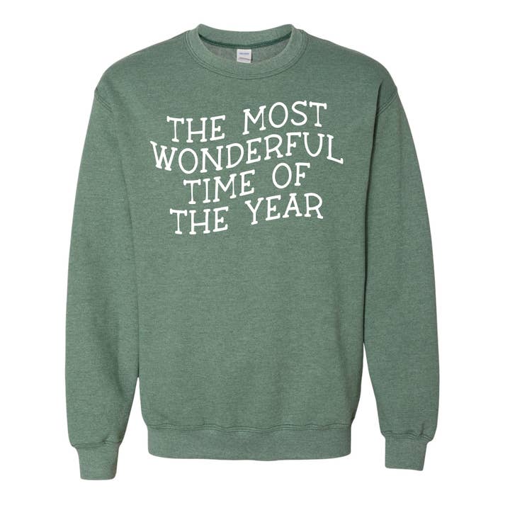 Most Wonderful Time Sweatshirt for wholesale by The Chester Drawer