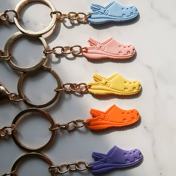Lily Ann Clay Designs - Wholesale Keychain – Women's - Croc Keychain Handmade with Polymer Clay7