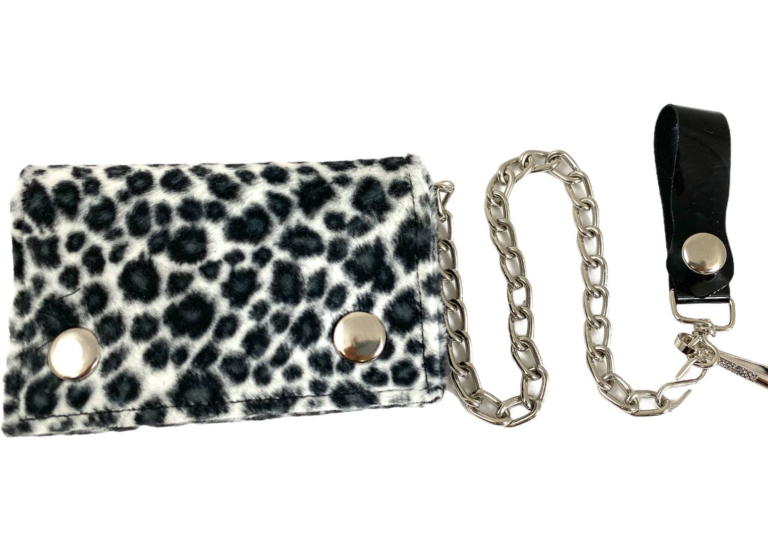Funk Plus - Wholesale Wallet - Women's - WF-LEO   FUZZY LEOPARD WALLET GEUINE LEATHER INSIDE21