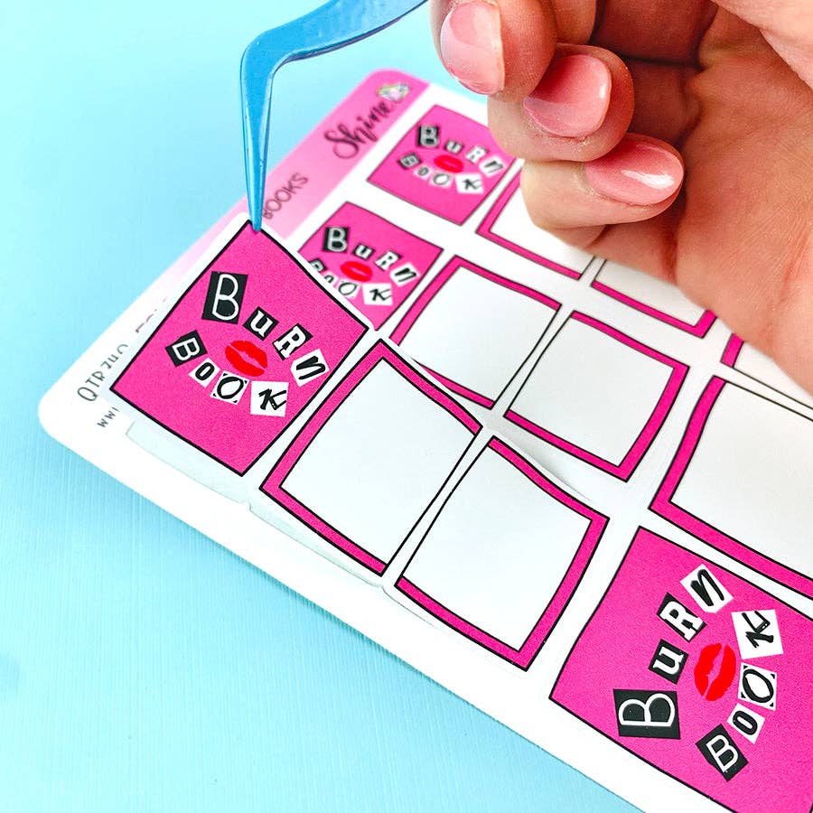 Shine Sticker Studio - Wholesale Sticker - Foldable Burn Book Stickers1