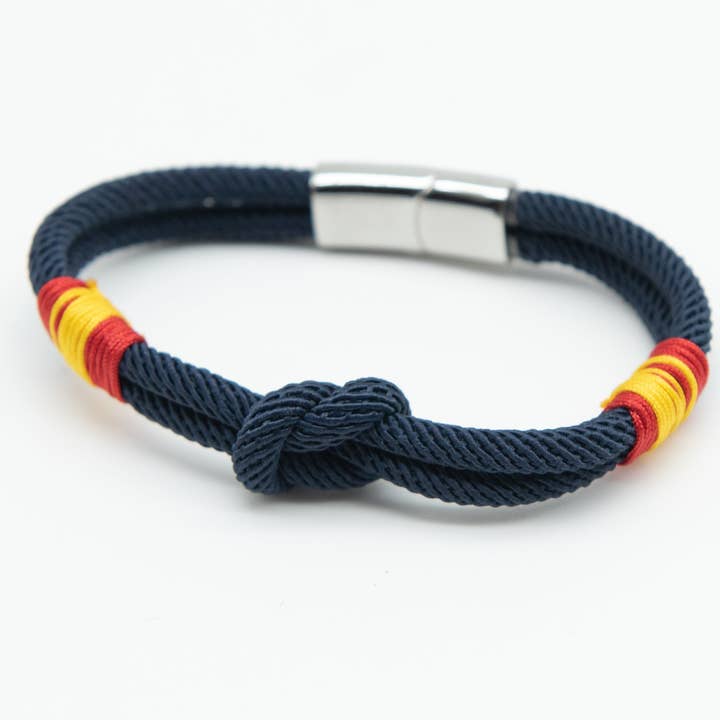 Solera – wholesale Vävt/flätat armband – Marinblå tråd Armband
