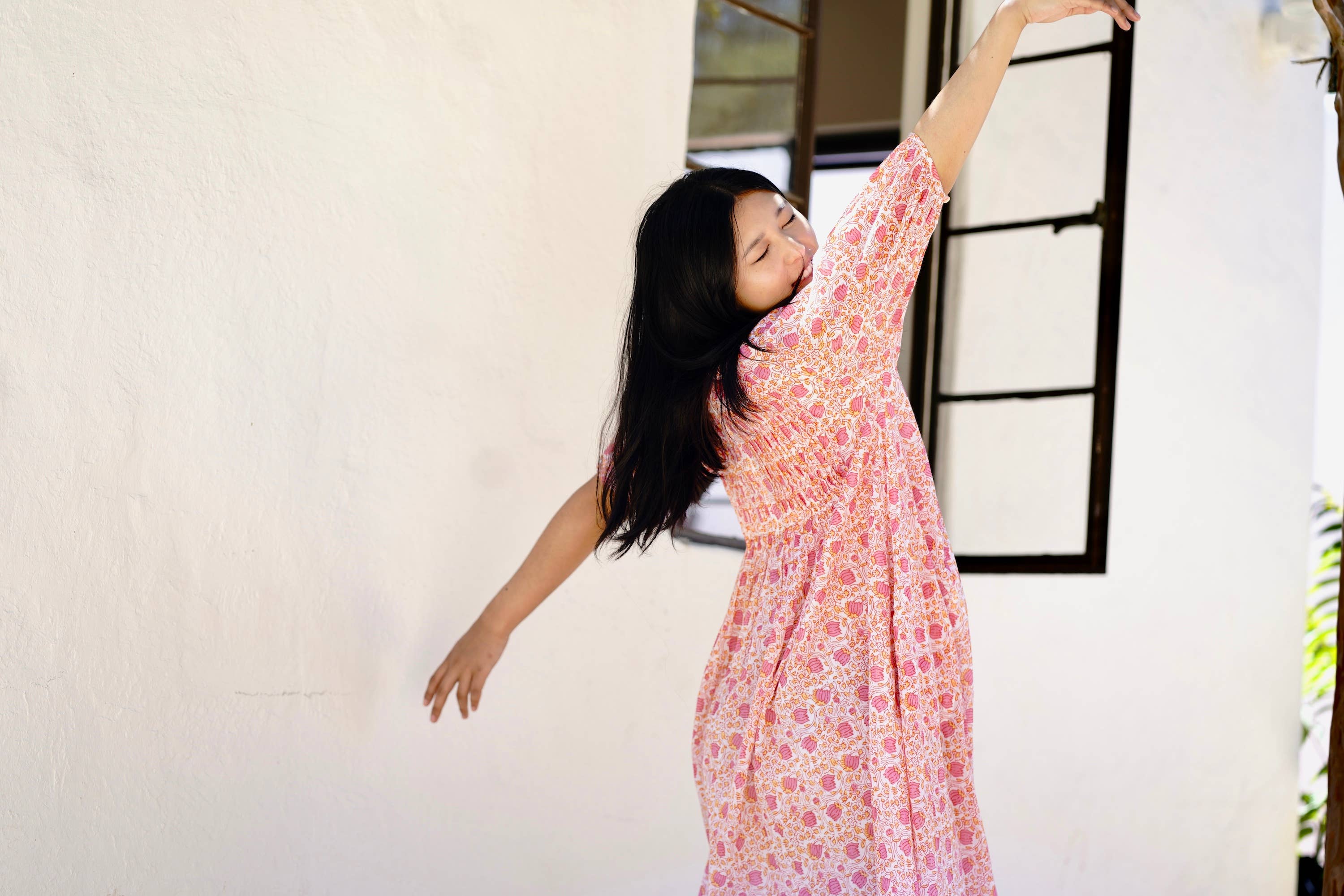 Elfenben-Rosa Skye klänning elfenben-rosa för wholesale på Faire5