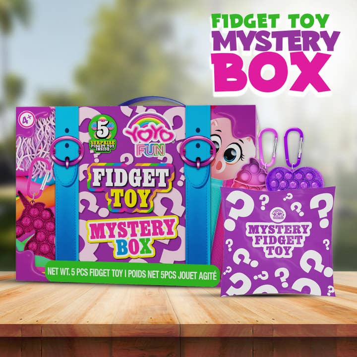 YOYO World - Wholesale Fidget Toy - Kids - YOYO WORLD Fidget Toy Mystery Box | 5 Stress Relievers Toys2