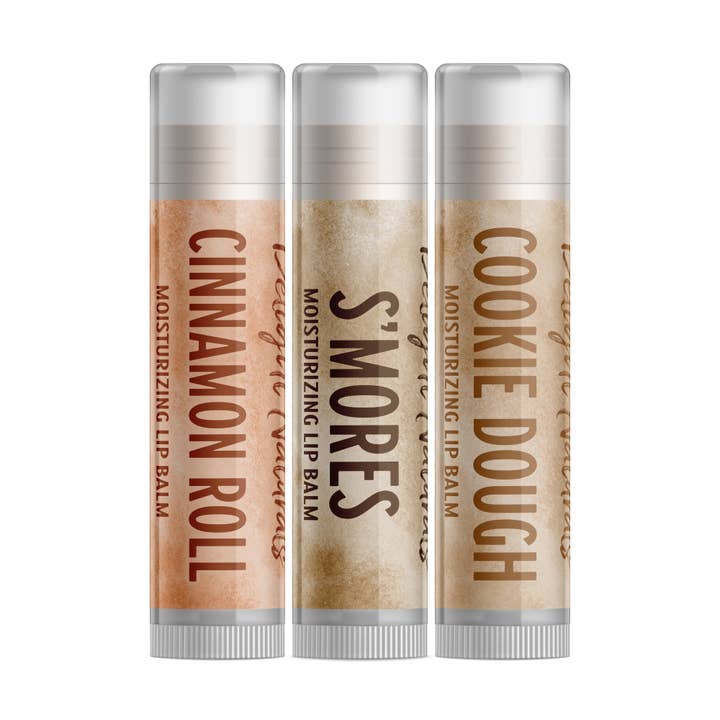 Bakery Sweets Lip Balm Set for wholesale by Delight Naturals