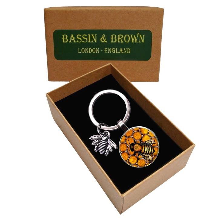 Bassin And Brown - Vendita all'ingrosso Portachiavi - Unisex - Portachiavi ape - nero e giallo