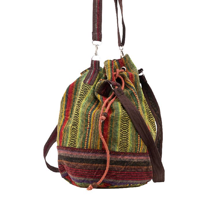 Benjamin International - Wholesale Shoulder Bag - Women's - Stonewashed Bucket Bag