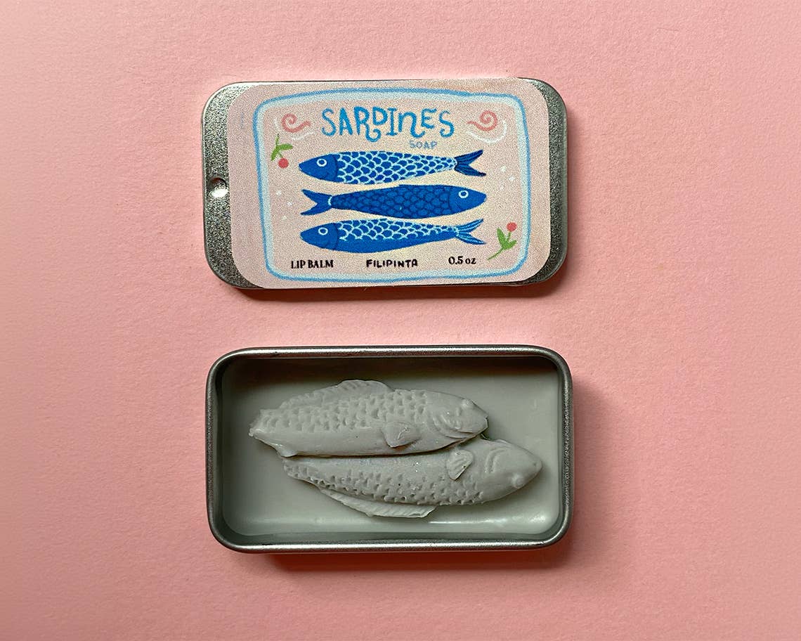 Filipinta Beauty - Wholesale Lip Balm - Sardines Tin Lip Balm, Novelty Funny Makeup, Asian makeup
