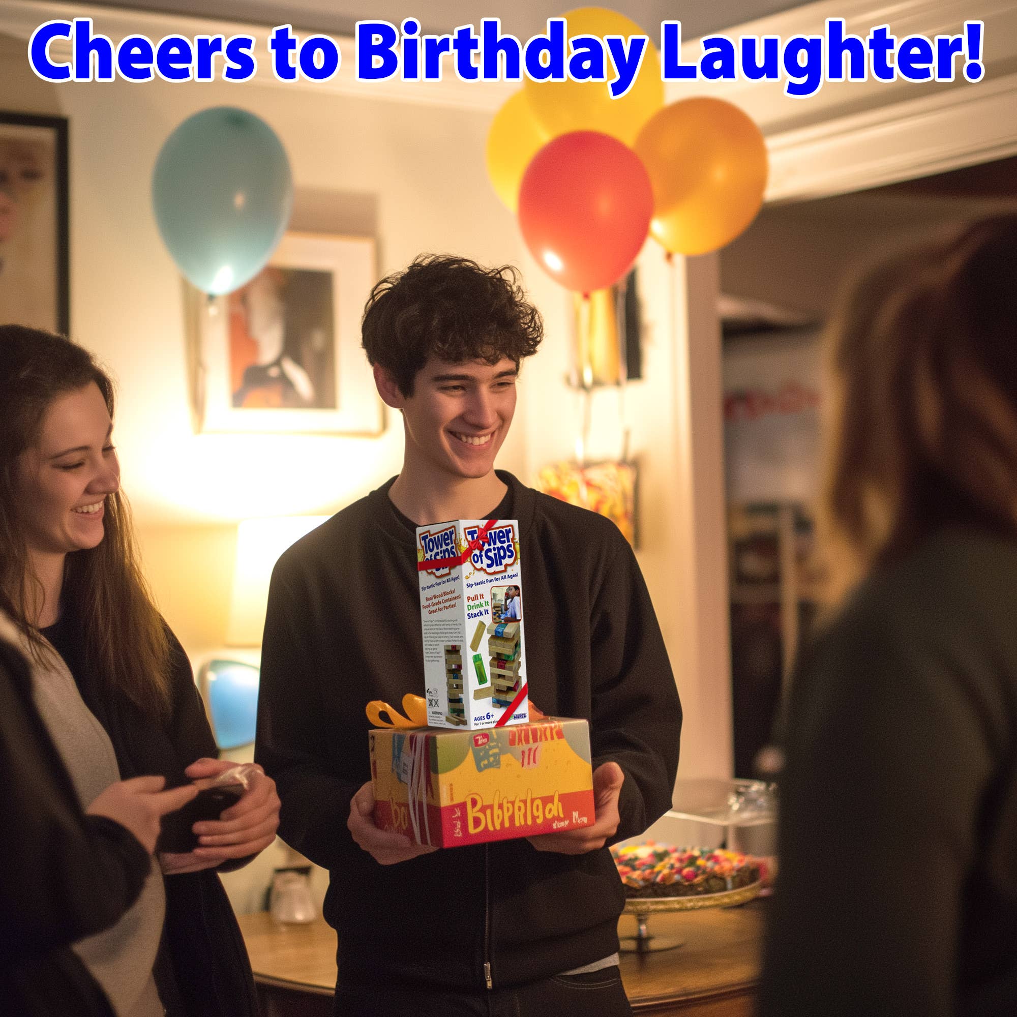 Funwares - Vente Jeu d'empilement - Tour de Sips – Jeu d'alcool pour adultes, cadeau amusant et original7